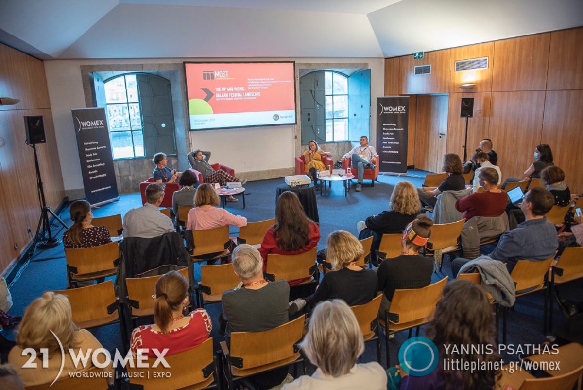 The Up and Rising Balkan Festival Landscape – Conference Panel © Yannis Psathas - WOMEX